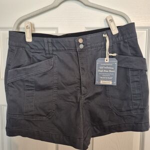 Democracy Women's High Rise Shorts - Black